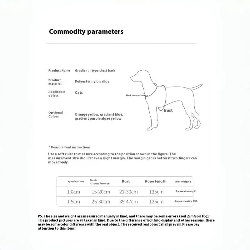 Cats Pet Products Kitten Accessories Harness Pets Goods Collar Harness Leash Things Breast-band Supplies Kittens For Cat Home