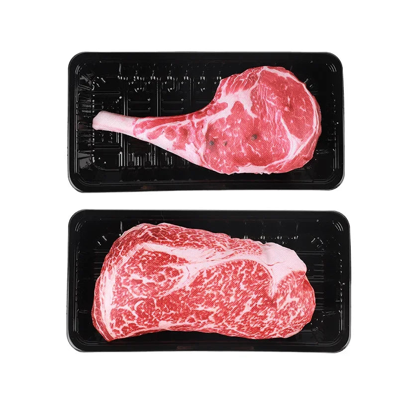 Simulated Steak Chew Toy Bite Resistant Squeaky Dog Cat Pets Products Honden Speelgoed Hot Sale