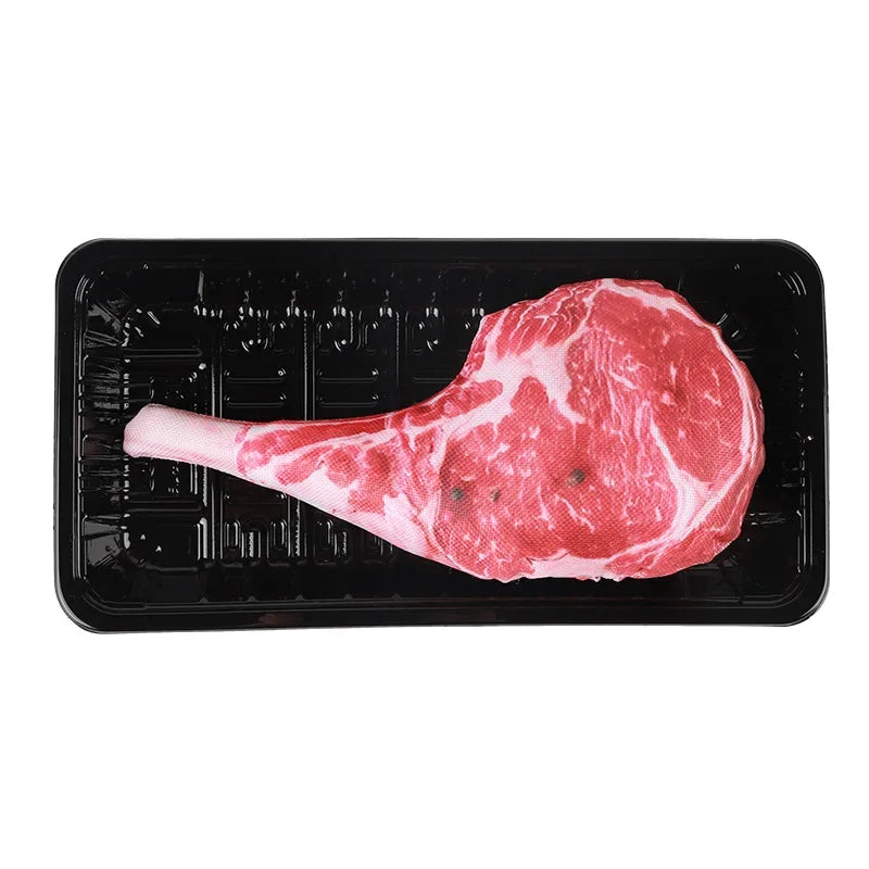 Simulated Steak Chew Toy Bite Resistant Squeaky Dog Cat Pets Products Honden Speelgoed Hot Sale