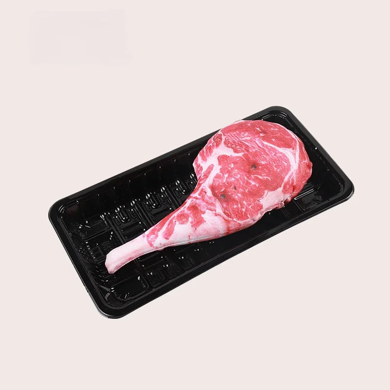 Simulated Steak Chew Toy Bite Resistant Squeaky Dog Cat Pets Products Honden Speelgoed Hot Sale