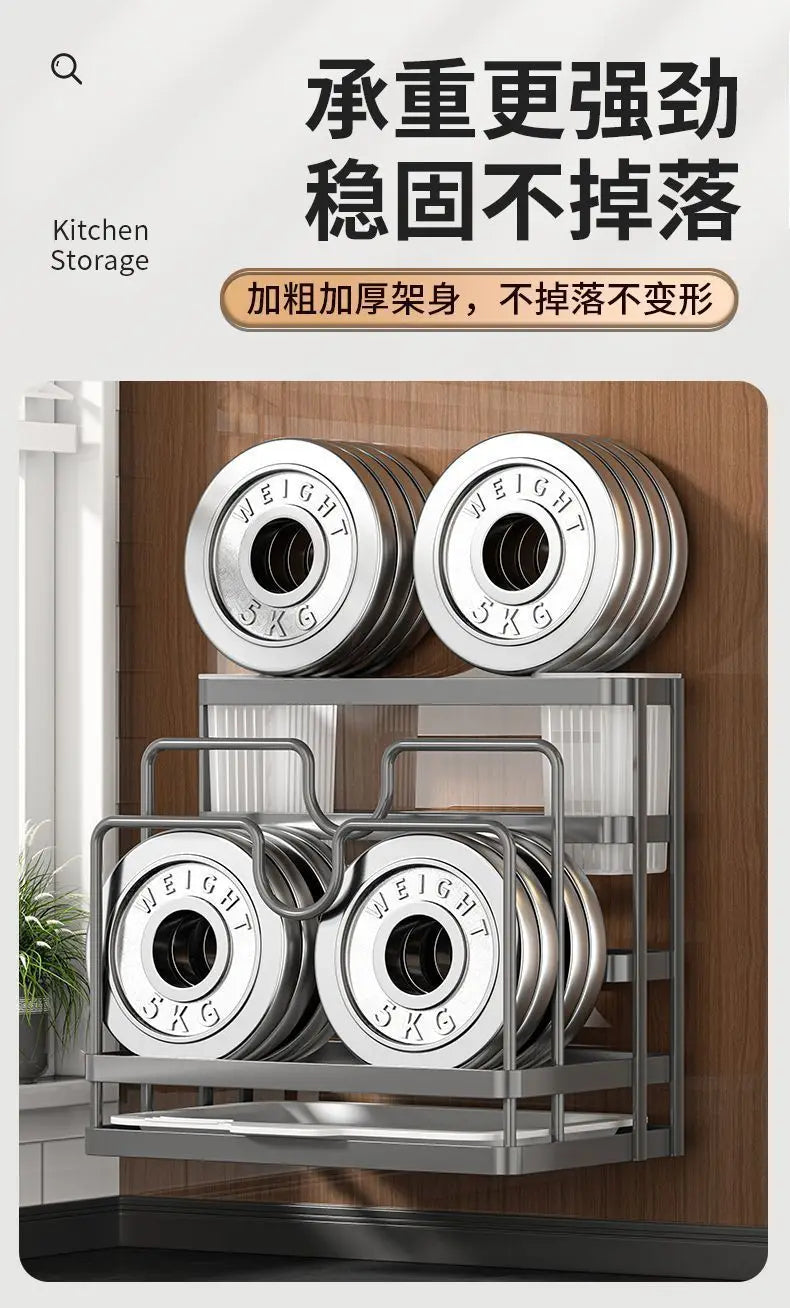 Kitchen knife holder, chopstick cage, storage rack, household multifunctional countertop, cutting board rack, vegetable board