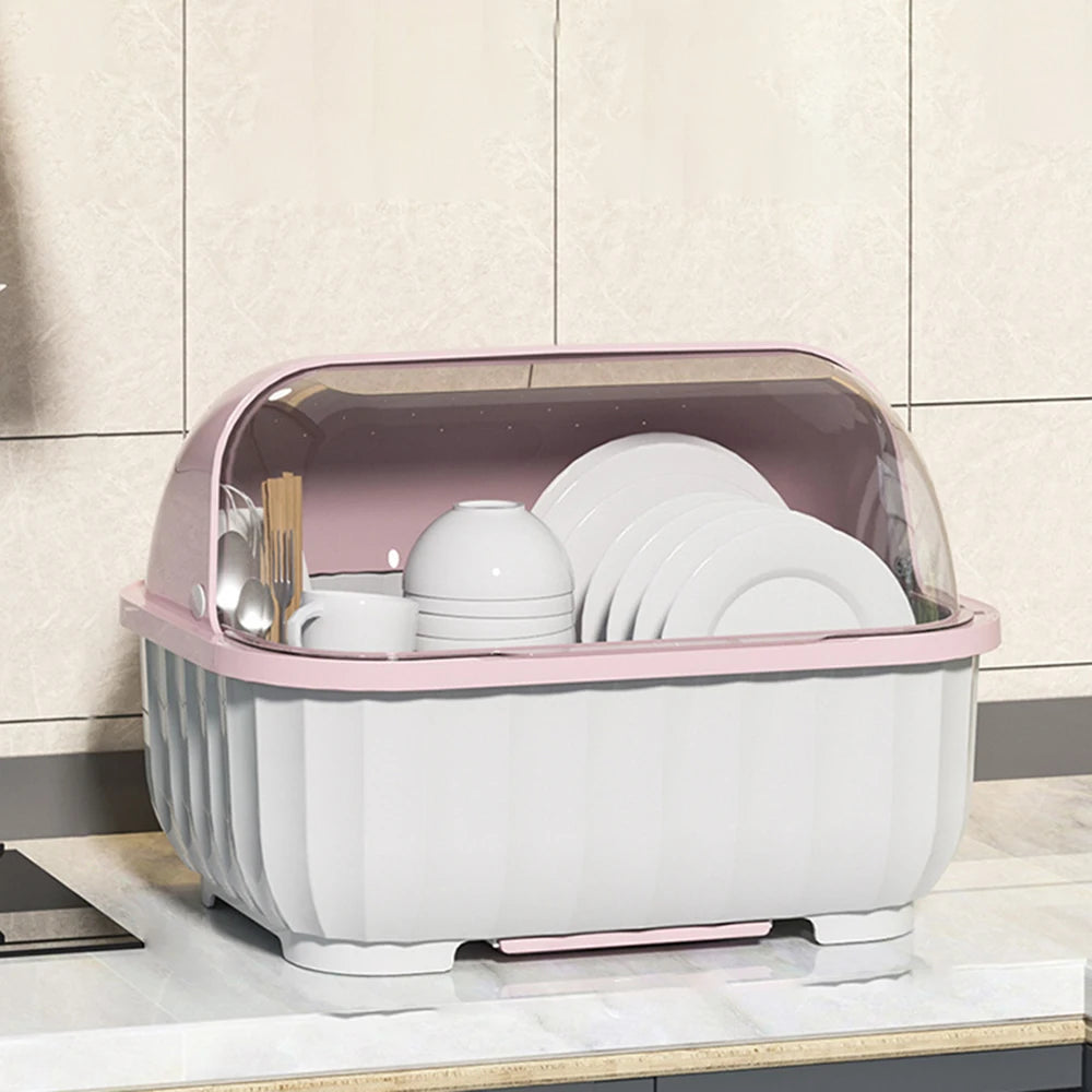 Kitchen Drain Cabinet With Lid, Bowl Box For Storing Dishes, Dishes, Tableware, Household Small Storage Rack, Chopsticks Storage