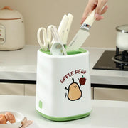Kitchen Multifunctional Knife Storage Box Kitchen Chopsticks Countertop Knife Shelf Drain Household Knife Knife Shelf
