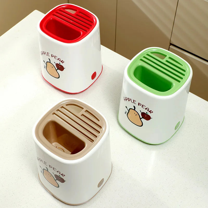 Kitchen Multifunctional Knife Storage Box Kitchen Chopsticks Countertop Knife Shelf Drain Household Knife Knife Shelf