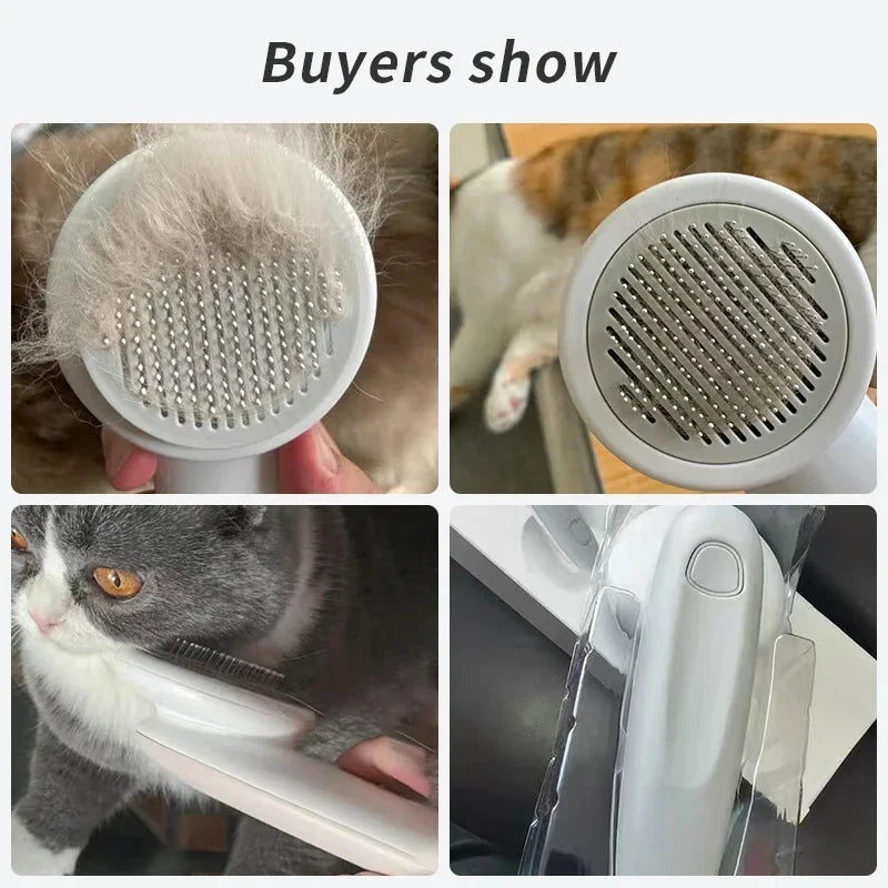 Pet Hair Comb for Cats and Dogs, Self Cleaning Brush, Massage Combs, Grooming Products, Dogs