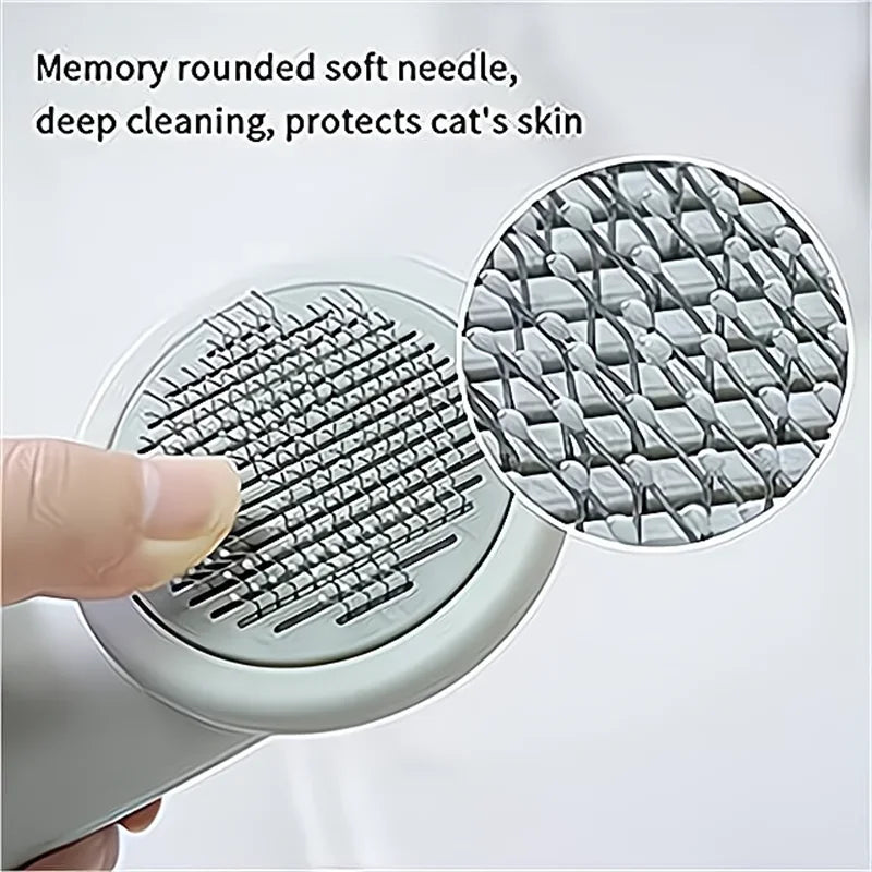 Pet Hair Comb for Cats and Dogs, Self Cleaning Brush, Massage Combs, Grooming Products, Dogs