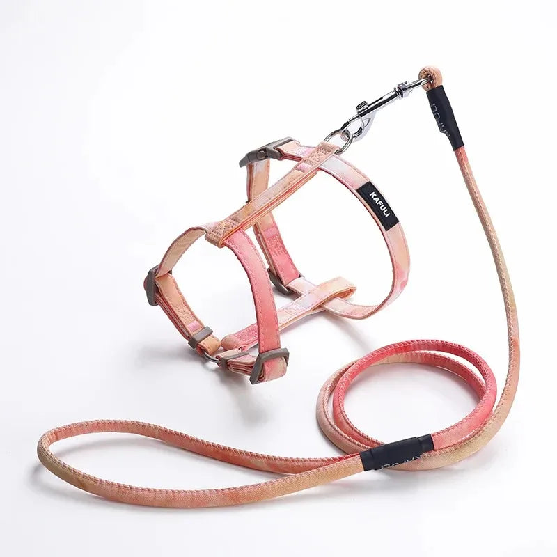 Cats Pet Products Kitten Accessories Harness Pets Goods Collar Harness Leash Things Breast-band Supplies Kittens For Cat Home