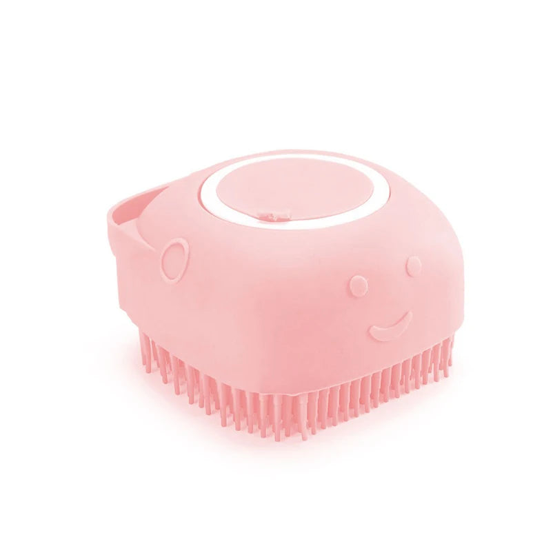 Pet dog silicone bath brush Clean care baby Baby bath massage brush Safe non-toxic pet products